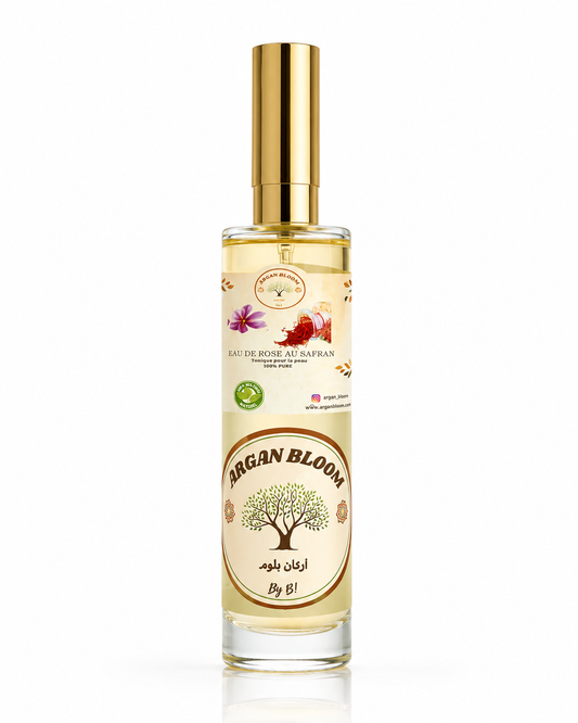 Eau de Rose au Safran 125 ml éclat et fraîcheur naturelle
